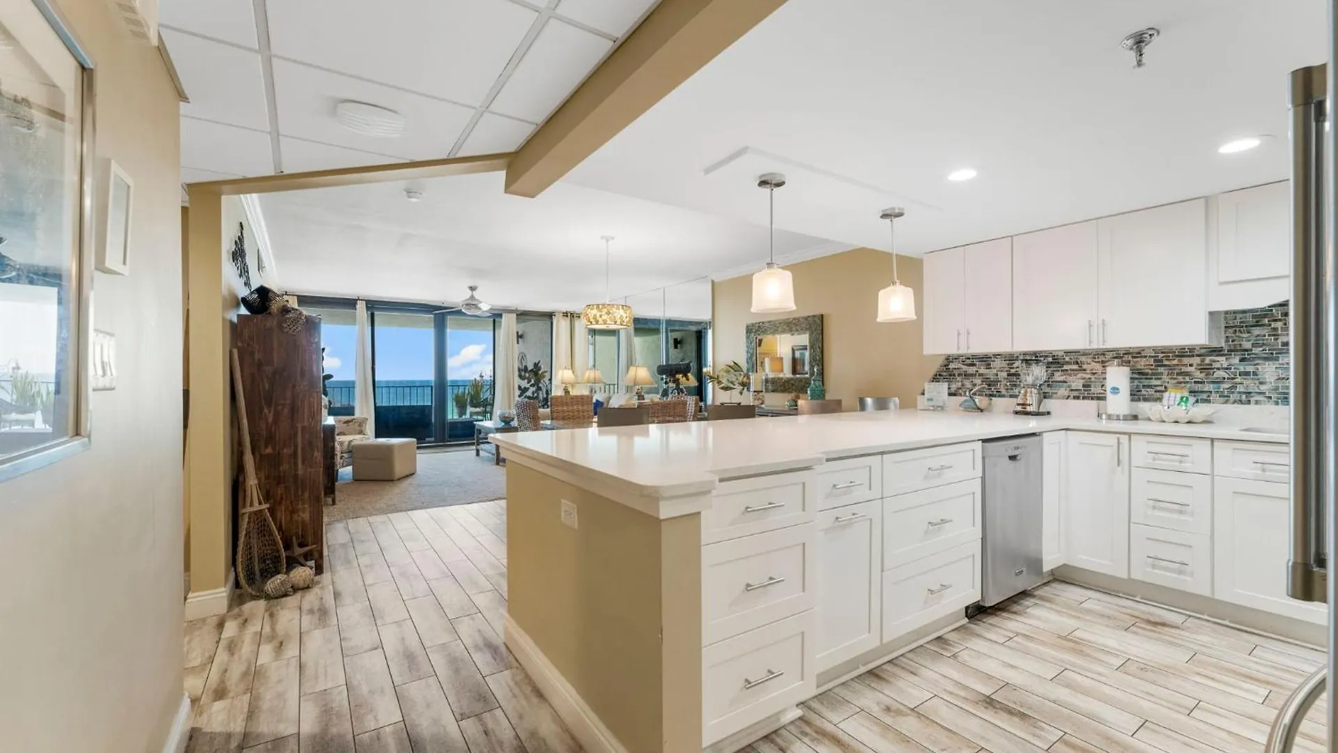 Stunning 2/2 Designer Condo W Coastal Appeal Right On The Gulf! Panama City Beach Σπίτι διακοπών